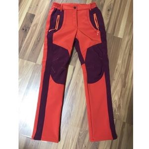 Fleece lined winter hiking pants.2 pair lot. Women
